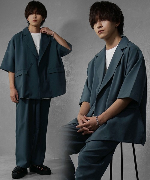 超美品 Burberrys テーラードジャケット ワイドパンツ セットアップ zzy4322c1881_l_a001.jpg