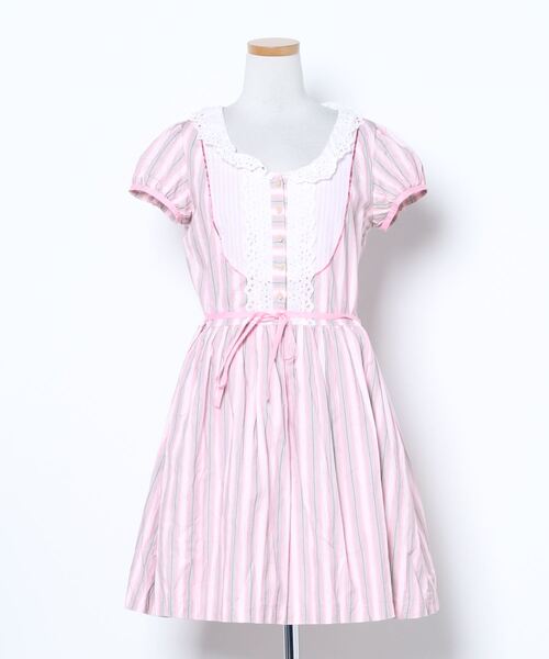 Milk ストライプ柄半袖ワンピース Buyee An Online Proxy Shopping Service Shop At Zozoused Bot Online