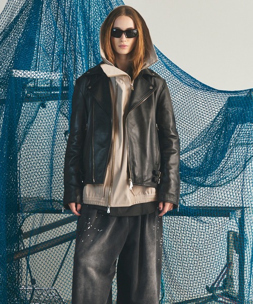 MAISON SPECIAL | 《UNISEX》Dress-Fit Sheep Leather Double Rider