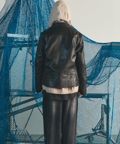 MAISON SPECIAL | 《UNISEX》Dress-Fit Sheep Leather Double Rider