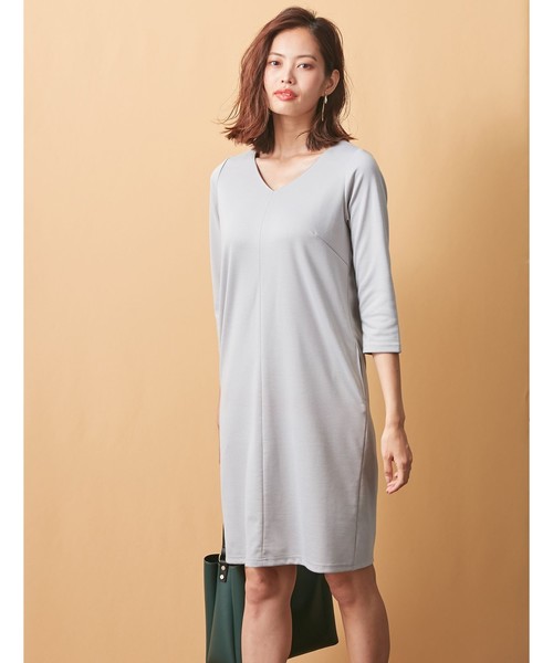 Fabia ｆａｂｉａ ｗａｒｍ ｖネックジャージーワンピース Buyee An Online Proxy Shopping Service Shop At Zozotown Bot Online