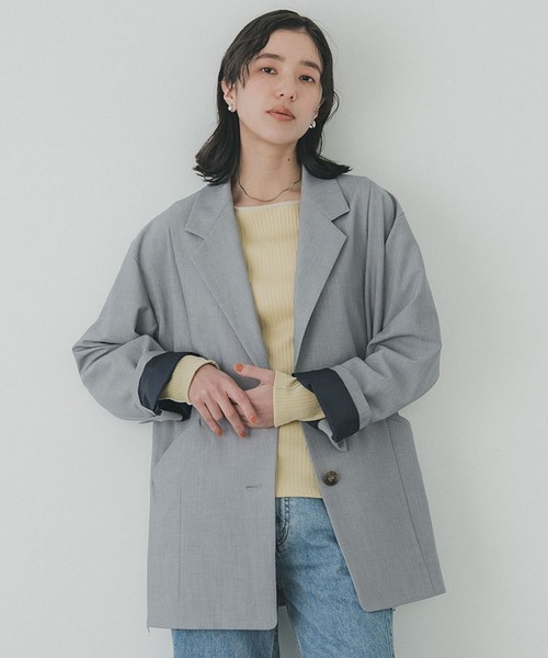 未使用級 24SS パブリックトウキョウ オーバースリムスムージージャケット PUBLIC TOKYO | オーバースリムスムージージャケット - Buyee