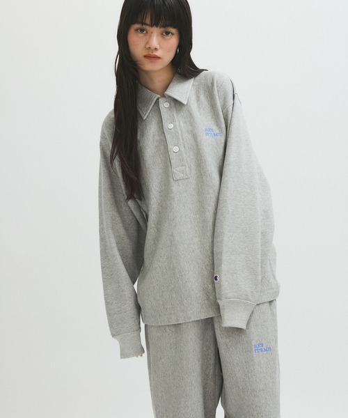 CHAMPION | 【Champion for ADAM ET ROPE'】別注 SWEAT HALF SNAP