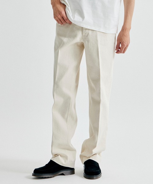 パンツ tanaka TANAKA｜コットン テーパード デニム スーパーハイライズ