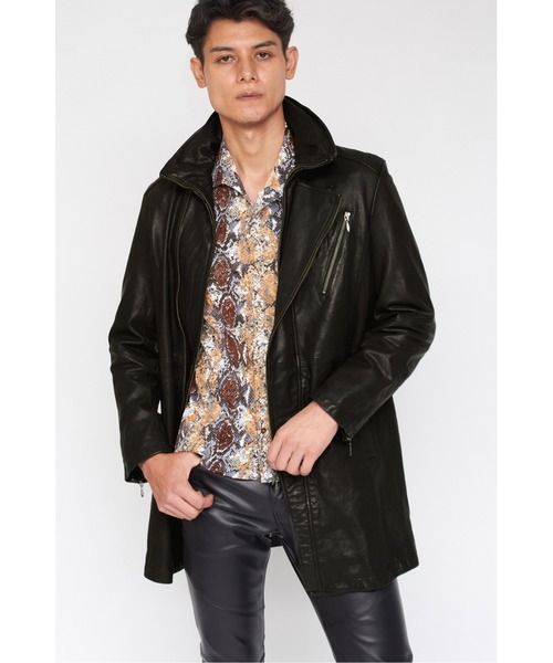 新品 TORNADOMART サテン パイソン ジャケット トルネードマート M