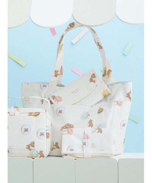 ジェラートピケ　ドーナツベア柄ママバッグ GELATO PIQUE | ドーナツベア柄ママバッグ - Buyee, an Online