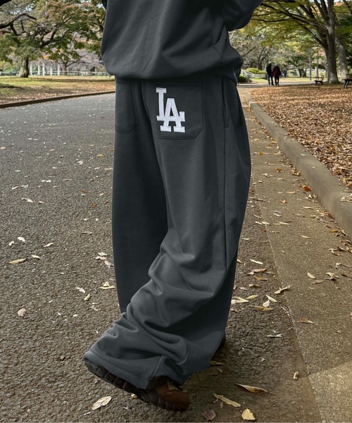 SEDACLE | 【別注】MLB/刺繍フロントタックスウェットパンツ - Buyee