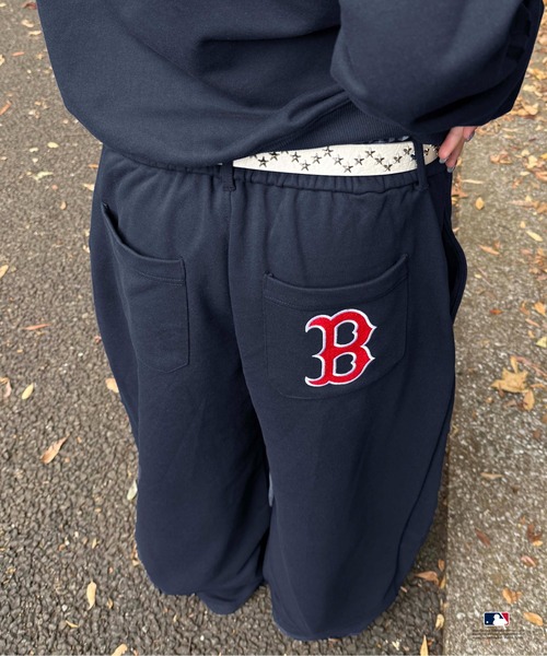 SEDACLE | 【別注】MLB/刺繍フロントタックスウェットパンツ - Buyee
