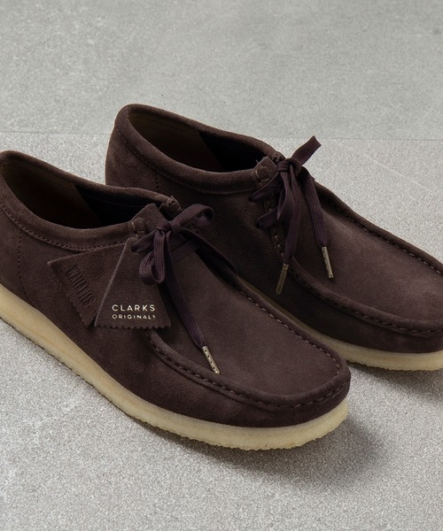 Clarks　クラークス　ウォータープルーフ　スウェード　bean 26 Clarksクラークスウォータープルーフスウェードbean 26