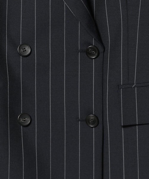 YENN DOUBLE FACE CAPE JACKET ダークネイビー YENN DOUBLE FACE CAPE