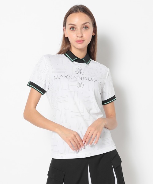 MARK & LONA LOVE PEACE ポロシャツ サイズ38 MARK & LONA GLOBAL ONLINE STORE