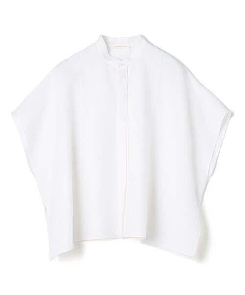GALERIE VIE | コットンポリエステルウェザー スキッパーシャツ