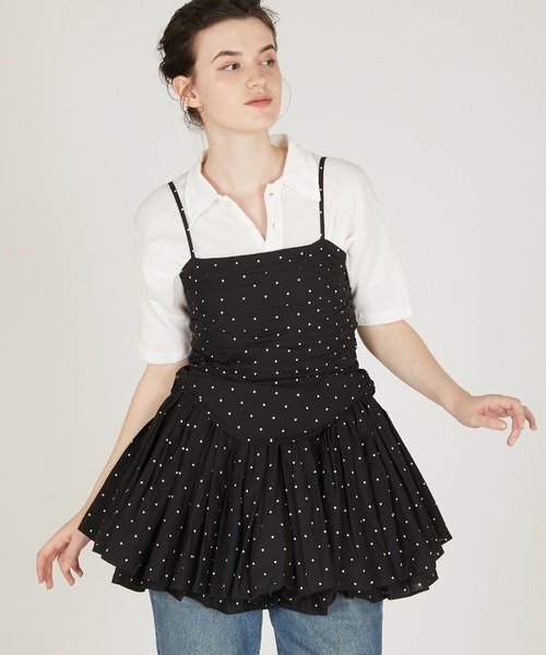 CRINKLE CRINKLE CRINKLE | 【crinkle crinkle crinkle】corset cami