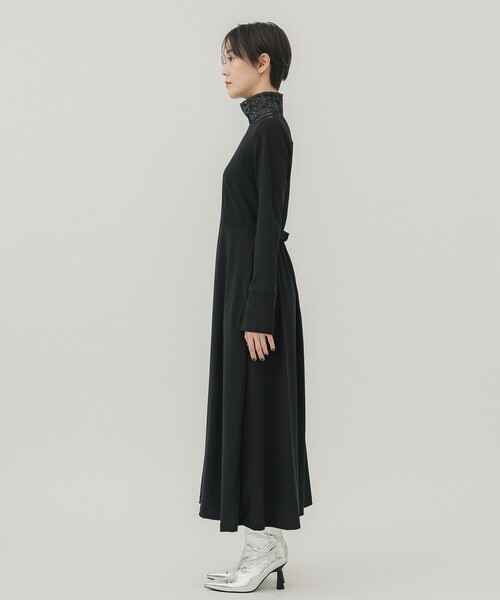LOKITHO | 【LOKITHO/(ロキト)】Vネックジャージードレス - Buyee, an 