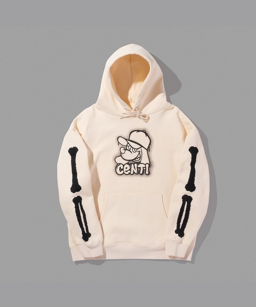 centimeter CMT ruler pigment zip hoodie（CMT Ruler Pigment