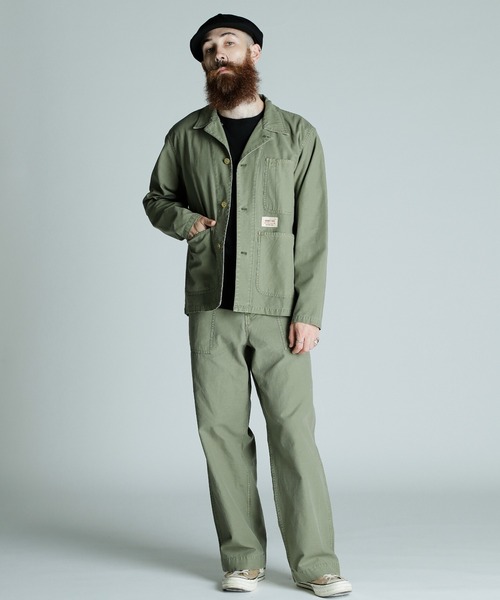 schott バックサテンカバーオール　セットアップ　カバーオール SCHOTT | Schott/ショット/BACK SATIN COVERALL/バック サテン