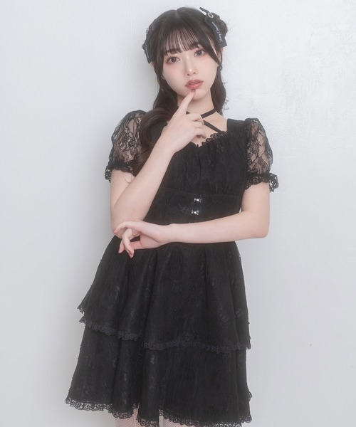 ハニーシナモン 袖リボンハニーちゃんアップリケスタジャン Honey