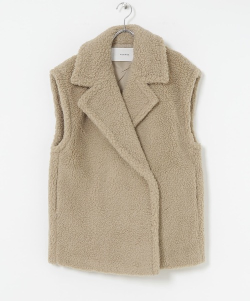ADAWAS | ADAWAS FAKE MOUTON GILET - Buyee, an Online Proxy  