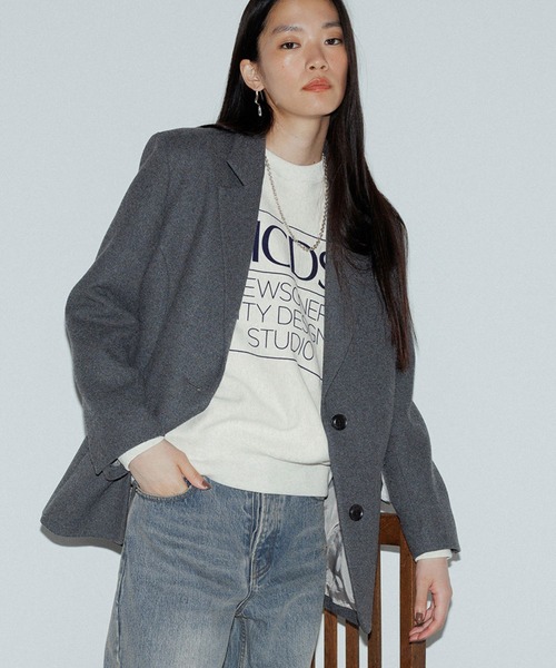 ADAM ET ROPE ボンディングオーバージャケットコート ボンディングオーバージャケットコート | アダムエロペ(ADAM ET