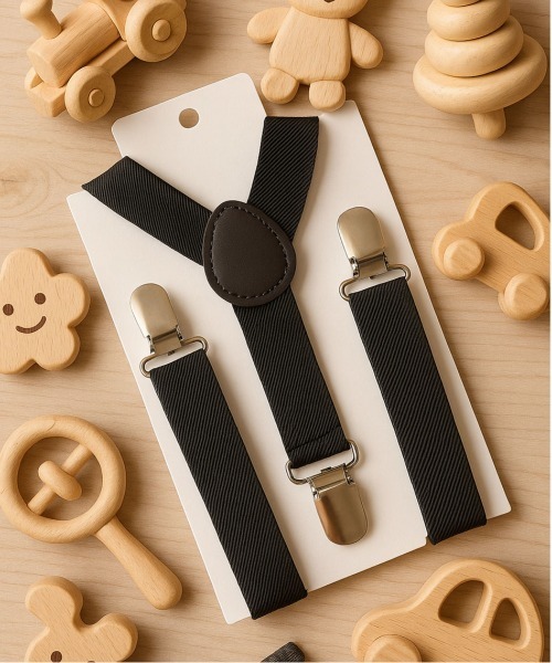 Vintage】【希少品】USA製 PRL 高級本革サスペンダー 牛革/正規品