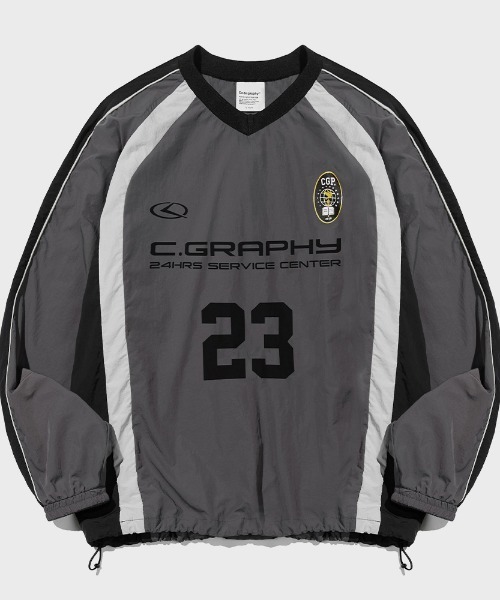 CODEGRAPHY | [SET UP対応] SYNTHETIC FIBER CONTRAST SPORTS CREW 