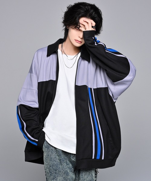 ADRER | 【ADRER】LINE SLEEVE TRACK JACKET/ラインスリーブ