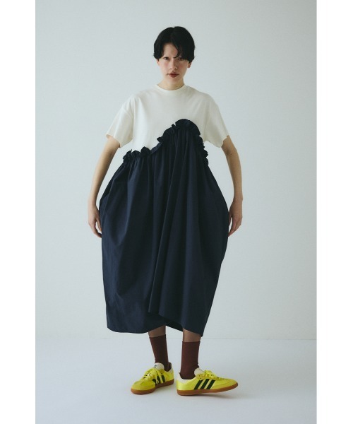 HERIN.CYE | Wave frill cut dress ウェーブフリルカットドレス