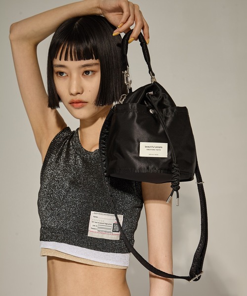 美品⭐︎ STUDIOUS別注ビューティフルピープルバッグ beautiful people/ビューティフルピープル】《STUDIOUS別注