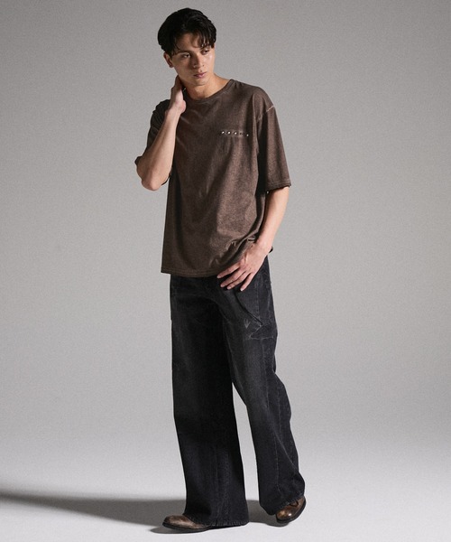 Buyee】GRANCY | 【GRANCY】Seam Design Wide Straight Denim Pants