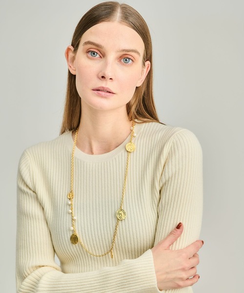 GIGI K18YG ダイアモンドチェーンピアス