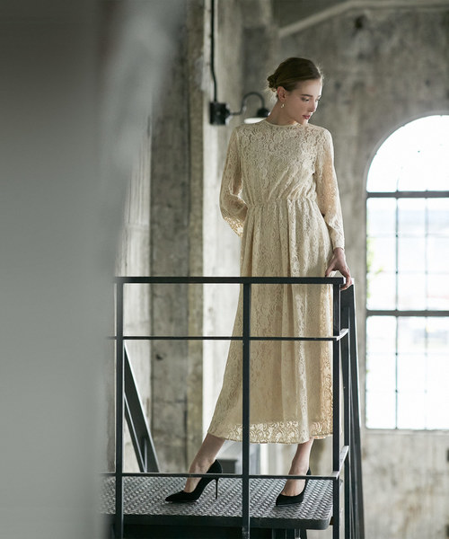 Buyee Girl 総レースロングワンピース ペチコートのセット結婚式ワンピース 二次会 成人式 同窓会 謝恩会 お呼ばれ対応フォーマルパーティードレス 일본 상점 온라인 대리 쇼핑 Zozotown 제품을 전 세계적으로 배송해드립니다