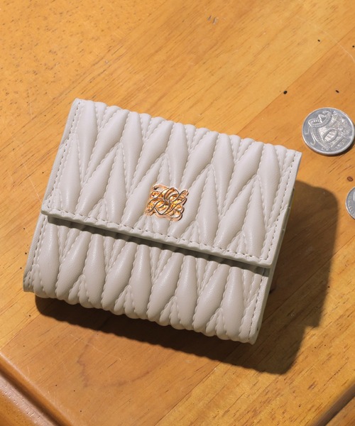 ユーエスポロアッスン 折財布 ミニウォレット ロゴ金具 ユニセックス レザー 茶 U.S. POLO ASSN. | 【U.S. POLO ASSN.】 ユーエスポロアッスン