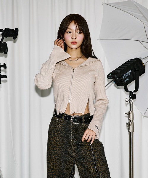 sedacle アソート柄ジップパーカー チェック セール】アソート柄ジップパーカー【SETUP着用可能】（パーカー