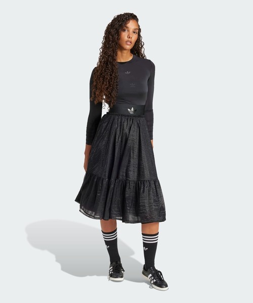 ADIDAS | ウエストバンド チュール マキシスカート / アディダス