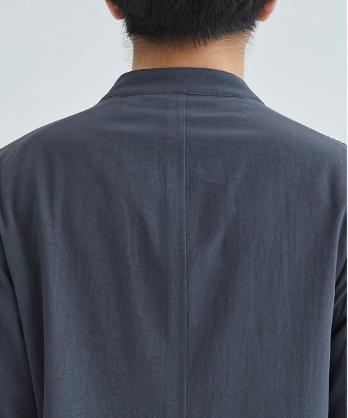 RAINMAKER ストレッチ ベルテッド ノーカラージャケット RAINMAKER ストレッチ ベルテッド ノーカラージャケット（ノー