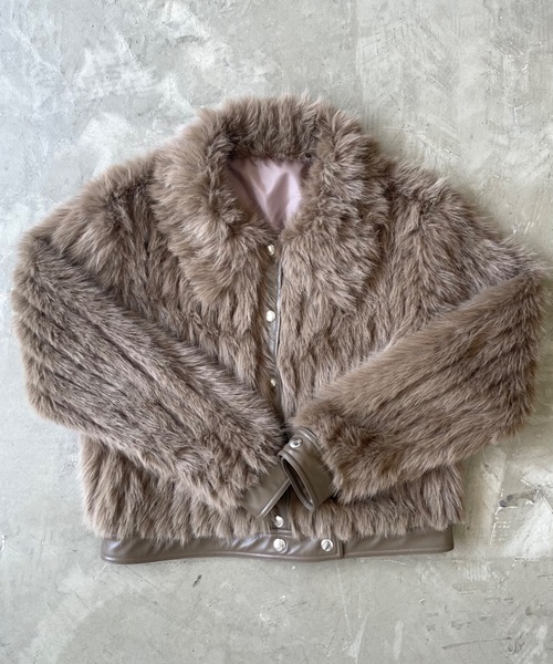 shaggie ファーブルゾン SHAGGIE シャギー ファーブルゾンジャケット