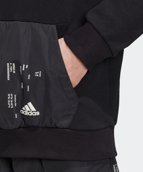 ADIDAS | ウーブン ポケットパーカー [Woven Pocket Hoodie ADIDAS | ウーブン ポケットパーカー [Woven Pocket Hoodie