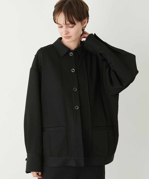 LA PEAU DE GEM | 【LA PEAU DE GEM】teck sheer blouson/テック