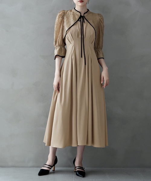 one shoulder 2way twill willfully ワンピース（ETOLL. | ジャガード  