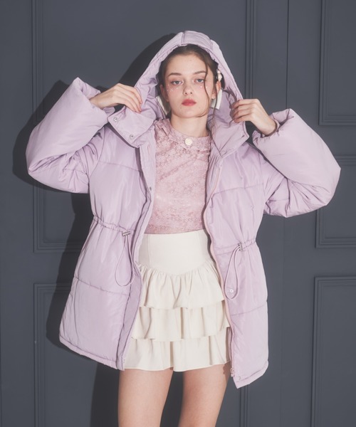 Lovilyn ファーフードもちっとボリュームパーカー Lovilyn 【初回即完