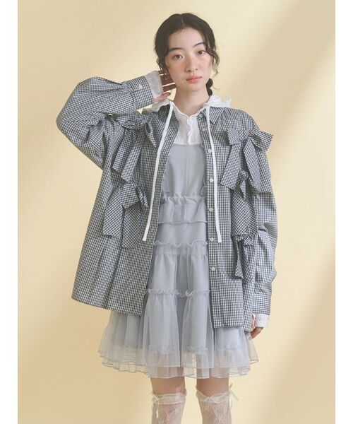 MERRY JENNY | bon bon ribbon shirt - Buyee, an Online Proxy
