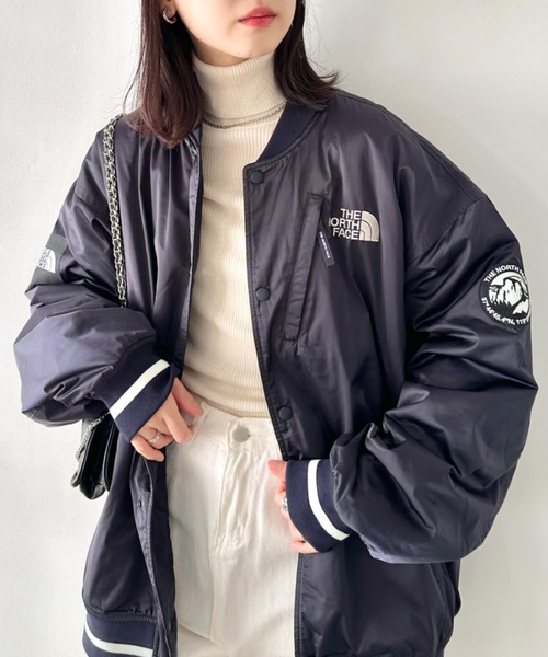 ノースフェイス　ロゴ刺繍 ワッペン スタジャン プレイヤーヴァーシティジャケット THE NORTH FACE | 国内未発売 THE NORTH FACE(ザ・ノースフェイス