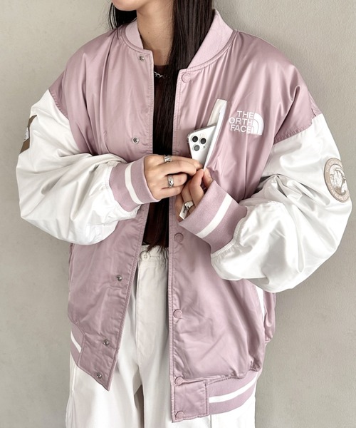 ノースフェイス　ロゴ刺繍 ワッペン スタジャン プレイヤーヴァーシティジャケット THE NORTH FACE | 国内未発売 THE NORTH FACE(ザ・ノースフェイス