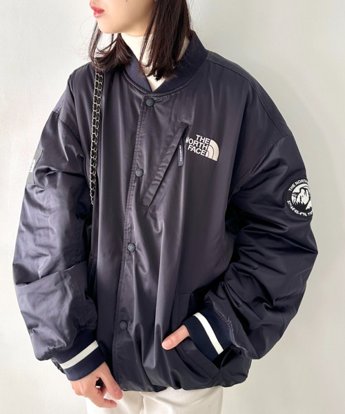 ノースフェイス　ロゴ刺繍 ワッペン スタジャン プレイヤーヴァーシティジャケット THE NORTH FACE | 国内未発売 THE NORTH FACE(ザ・ノースフェイス