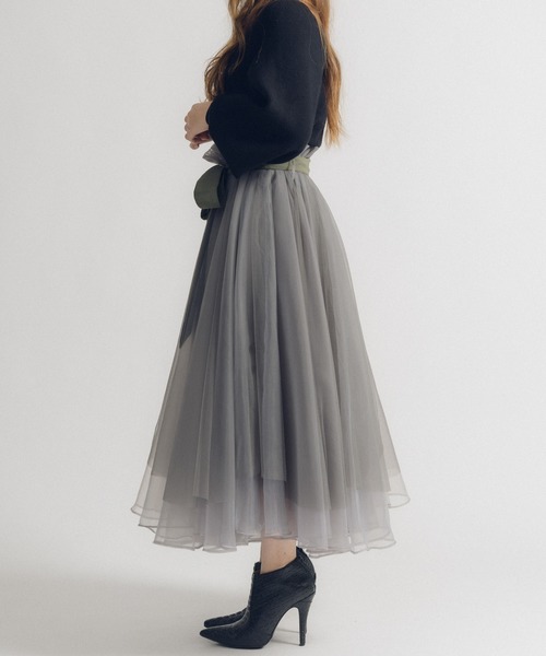 La Belle Etude La Belle Etude Odette ボリュームロングチュール オーガンジー スカート Buyee An Online Proxy Shopping Service Shop At Zozotown Bot Online