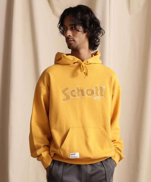 ショット（Schott）/HOODED SWEAT SHENEEL LOGO ／シニールロゴ パーカー 74710372_b_20_500.jpg