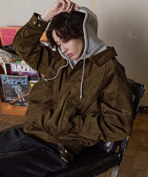 BLEME | リラクシー スタンドネック コーデュロイ ブルゾン / スイング