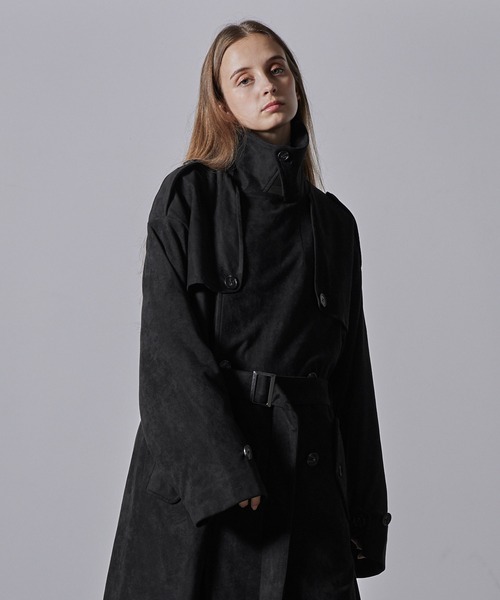 本日発送可能★CLEL Double Tech Fade Trench Coat CLEL | 【CLEL】Double Tech Fade Trench Coat/ダブルテック