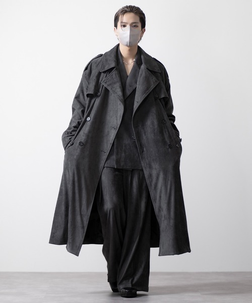 CLEL | 【CLEL】Double Tech Fade Trench Coat/ダブルテックフェード