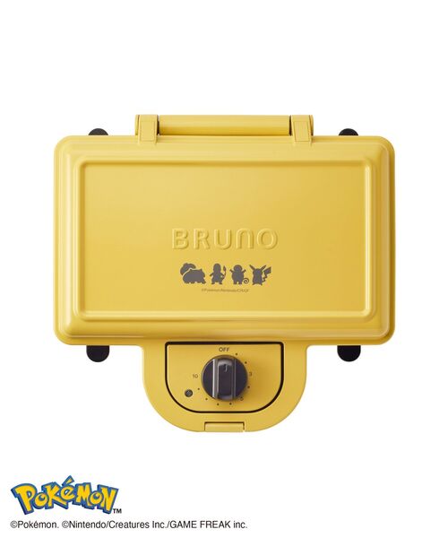 BRUNO | ポケモン ホットサンドメーカー ダブル - Buyee, an